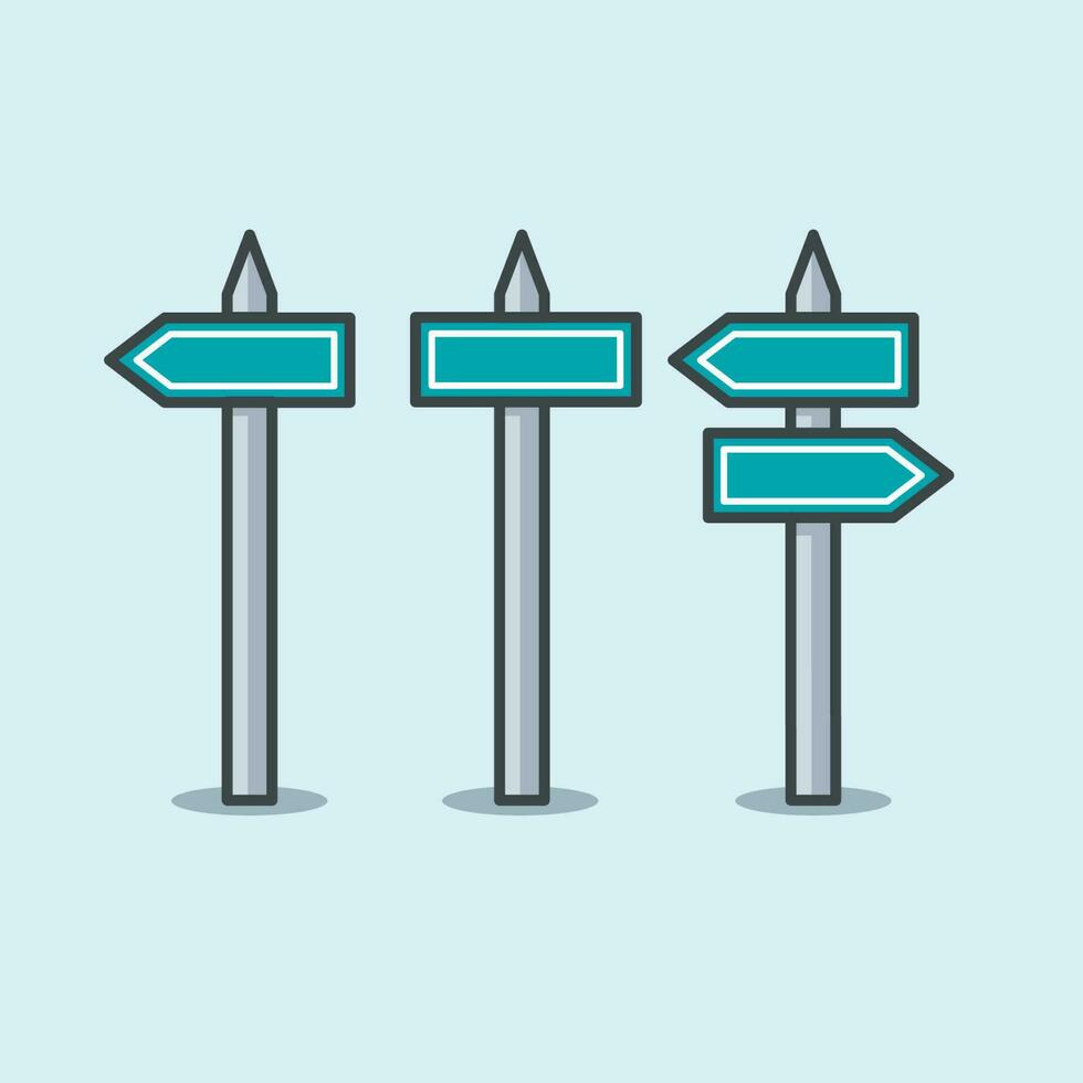 The Vector Illustration Sign Board
