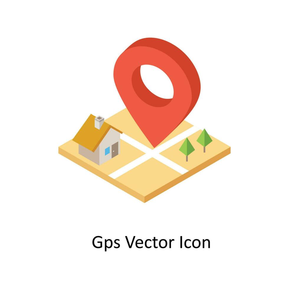 Location isometric vector icon. EPS 10Icon