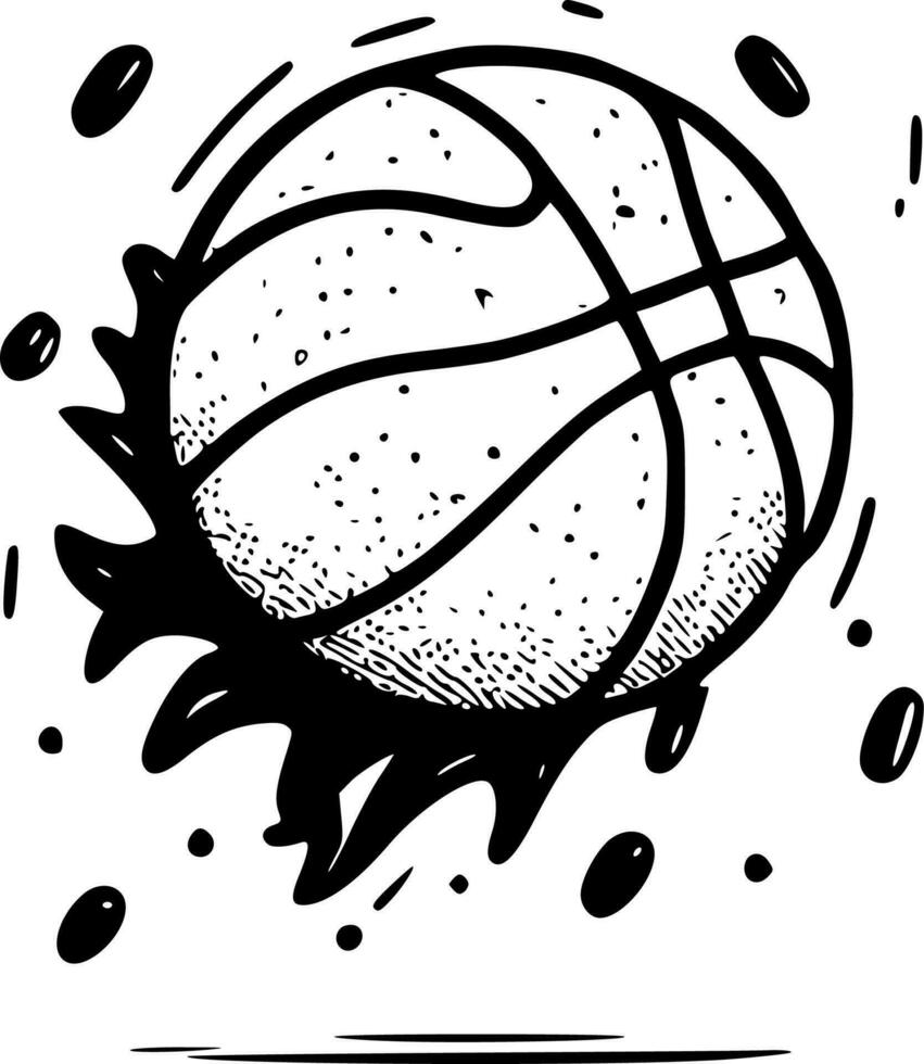 Basketball - High Quality Vector Logo - Vector illustration ideal for T-shirt graphic