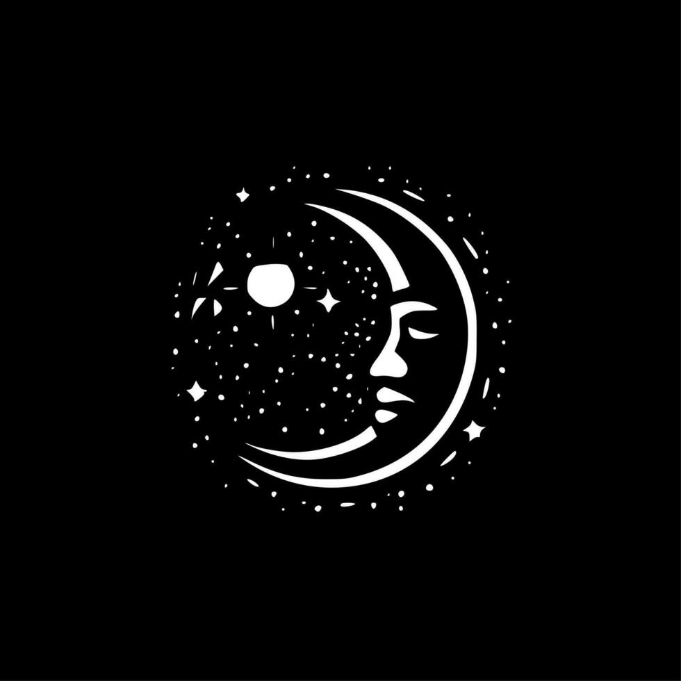 Celestial, Minimalist and Simple Silhouette - Vector illustration