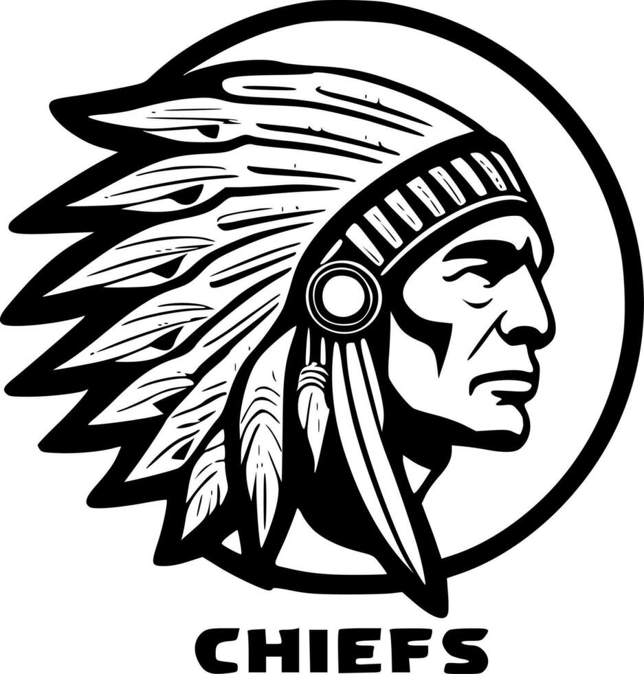 Chiefs - High Quality Vector Logo - Vector illustration ideal for T-shirt graphic