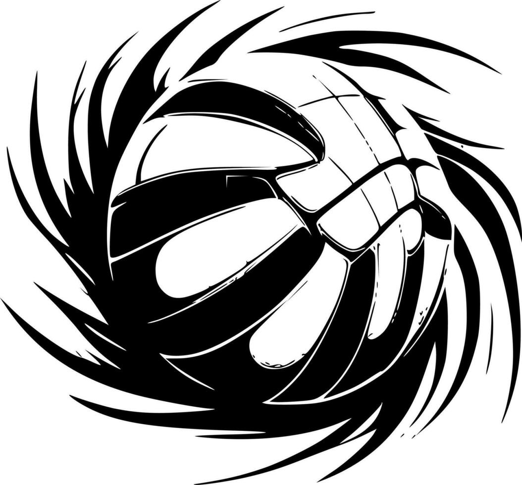 Volleyball - High Quality Vector Logo - Vector illustration ideal for T-shirt graphic