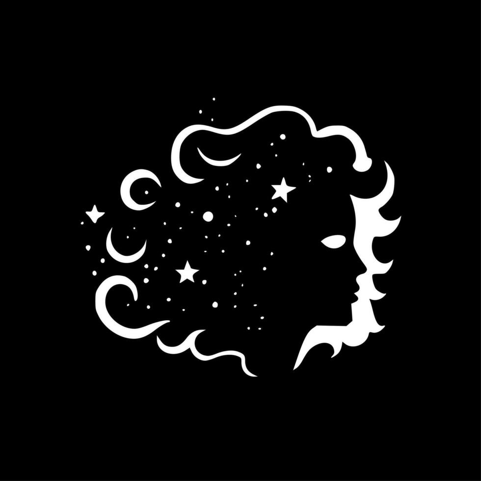 celestial, minimalista y sencillo silueta - vector ilustración