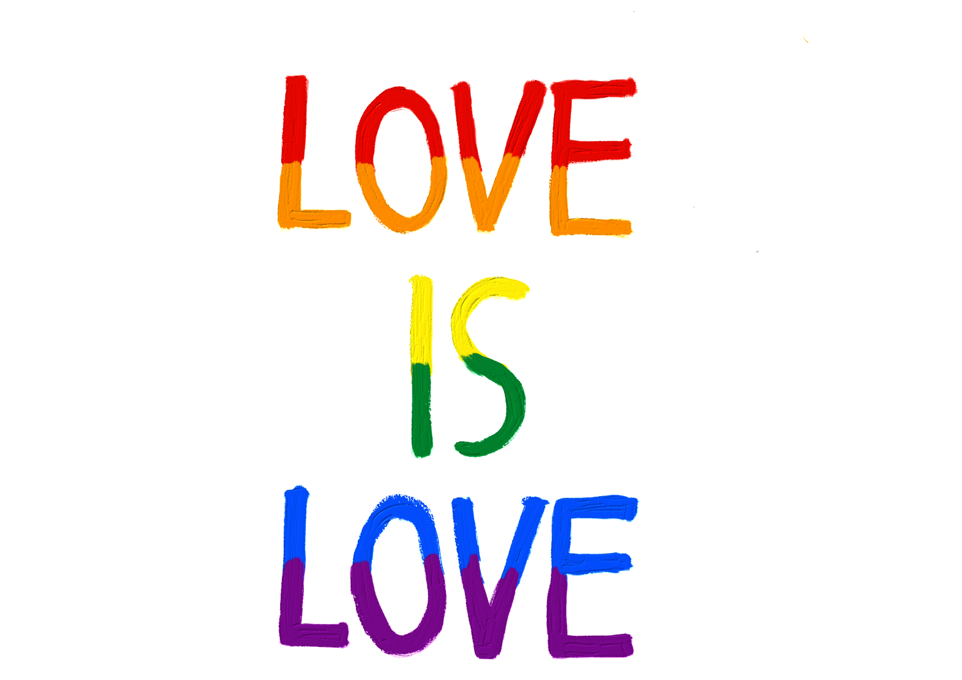 Rainbow Love Text Lgbt Pride Month Watercolor Texture Concept Png 23593784 Png