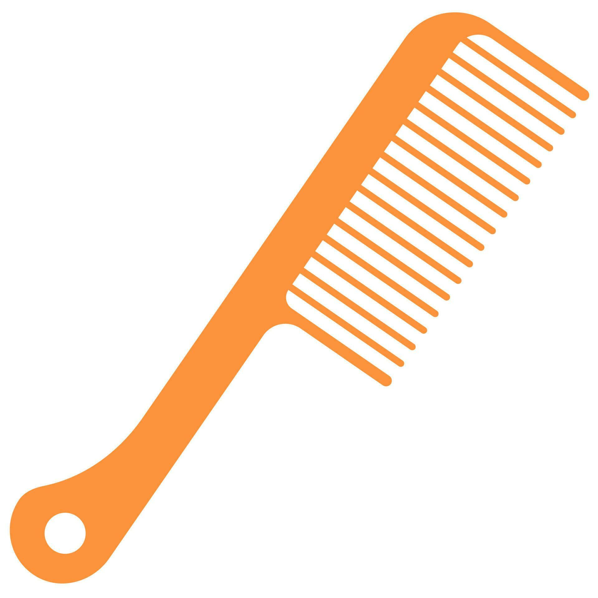 The comb is a device for combing the hair. The comb consists of knobs