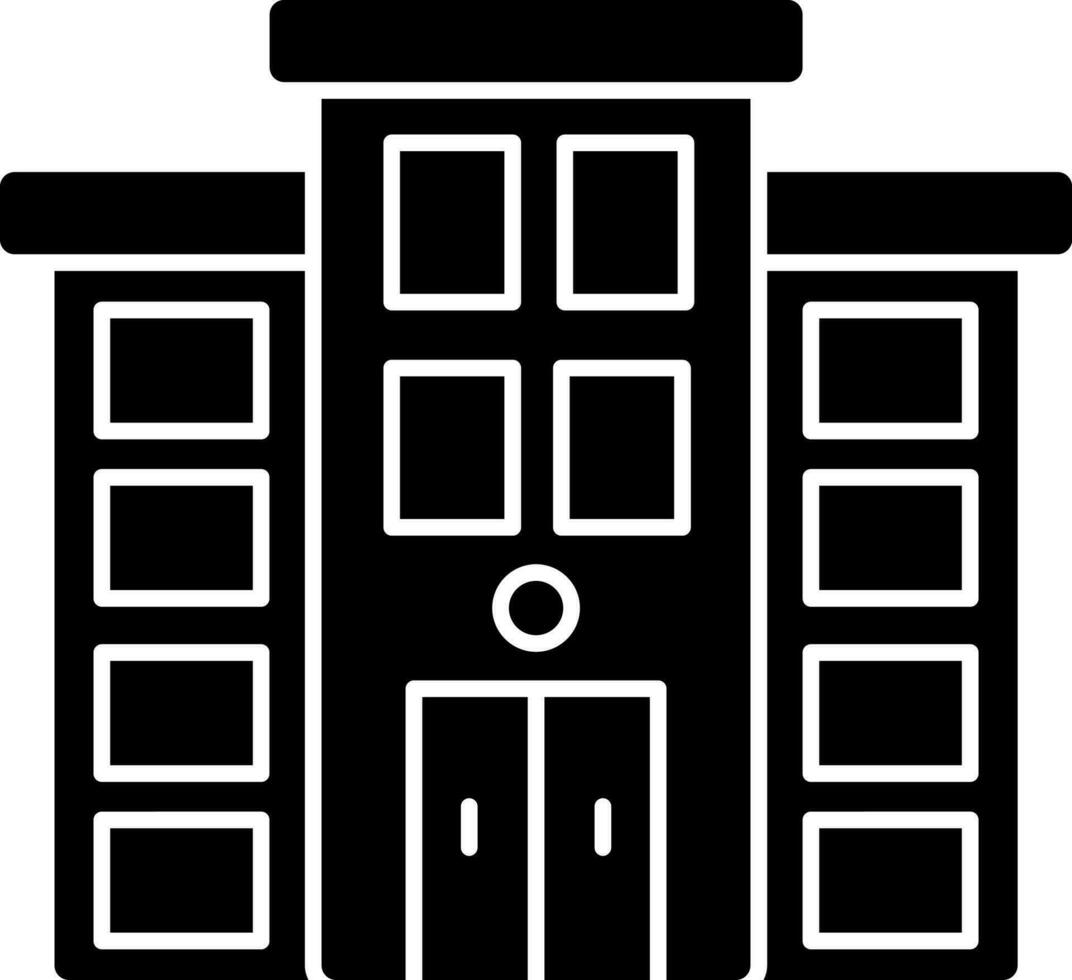Townhouse Vector Icon Design