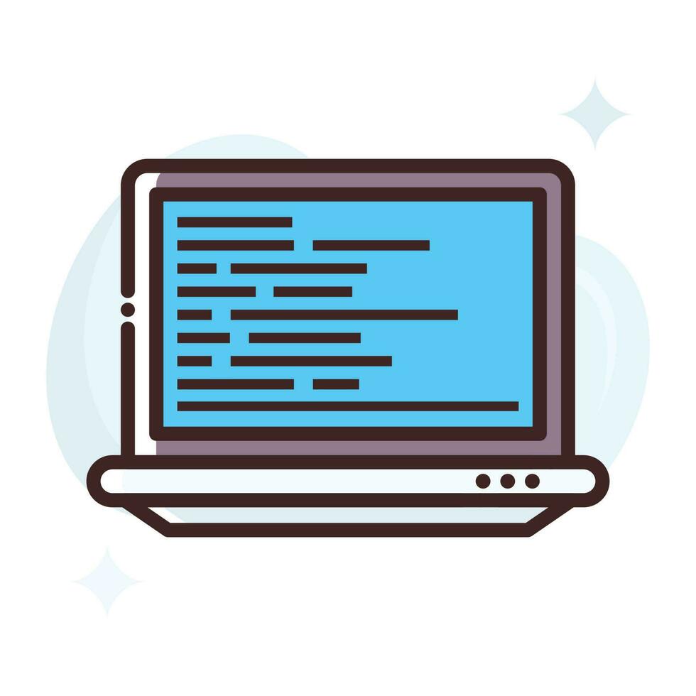 Bash command vector Fill outline Icon.Simple stock illustration stock ...