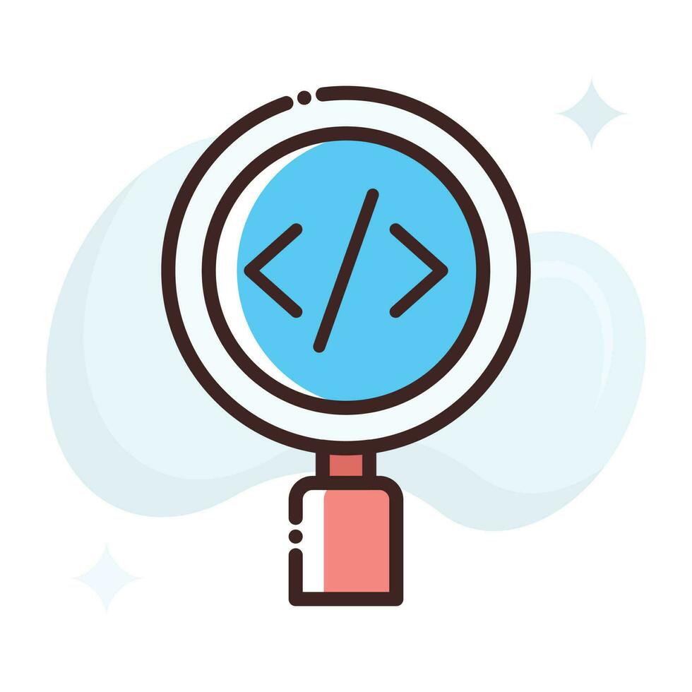 Search Div Vector Icon.Simple stock illustration stock.EPS 10