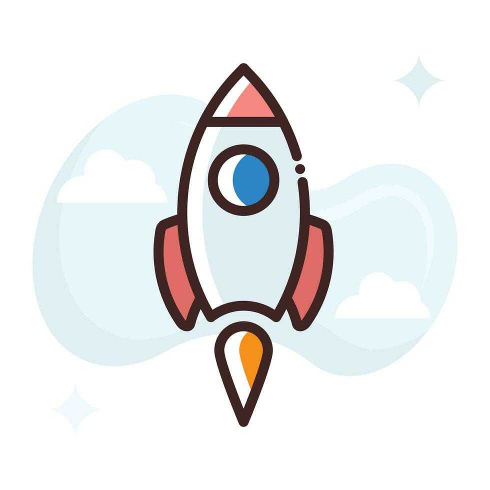 Rocket Vector Icon.Simple stock illustration stock.EPS 10 23594320