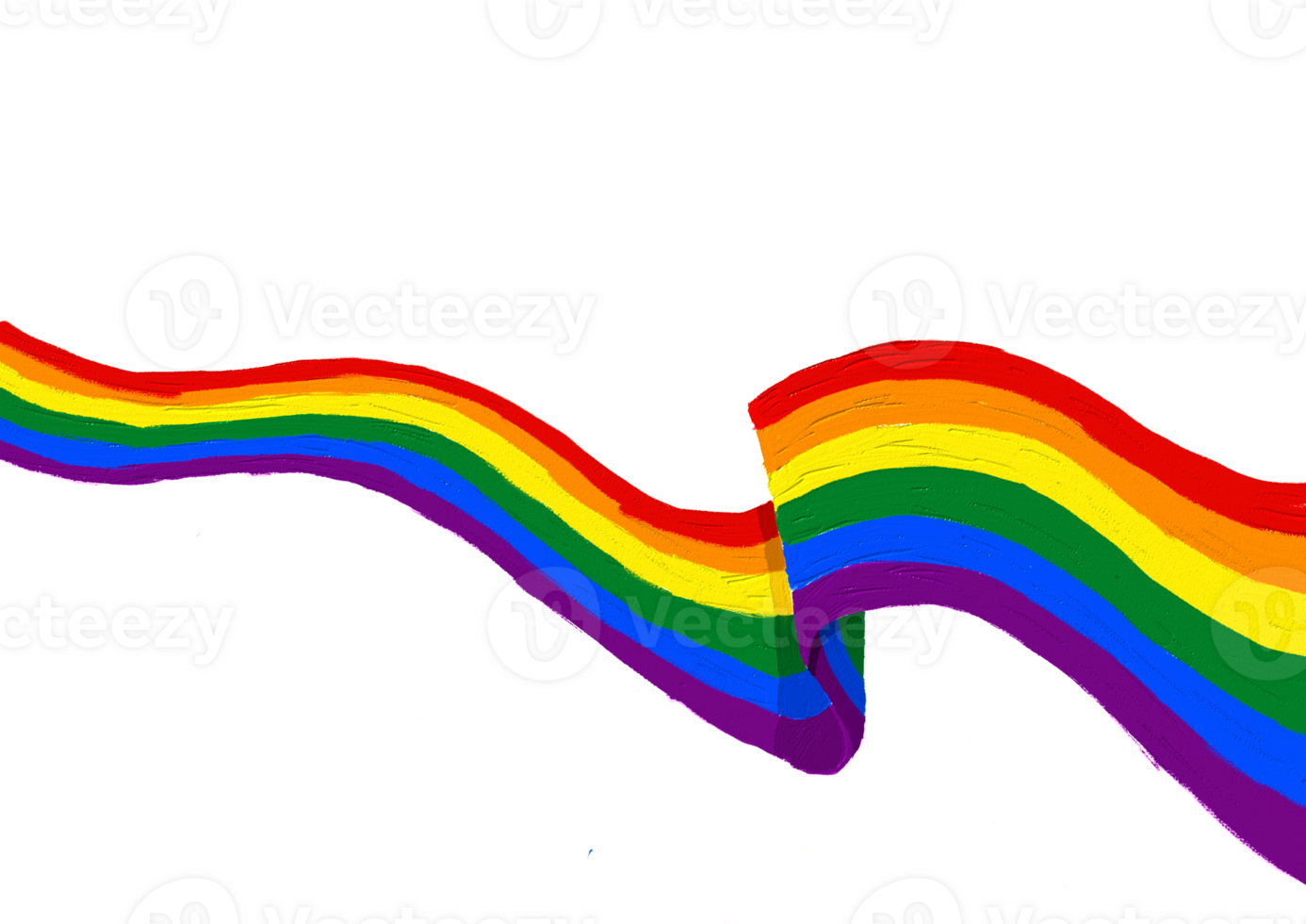 regenboog vlag olie verf borstel stijl waterverf background.lgbt trots maand waterverf structuur PNG