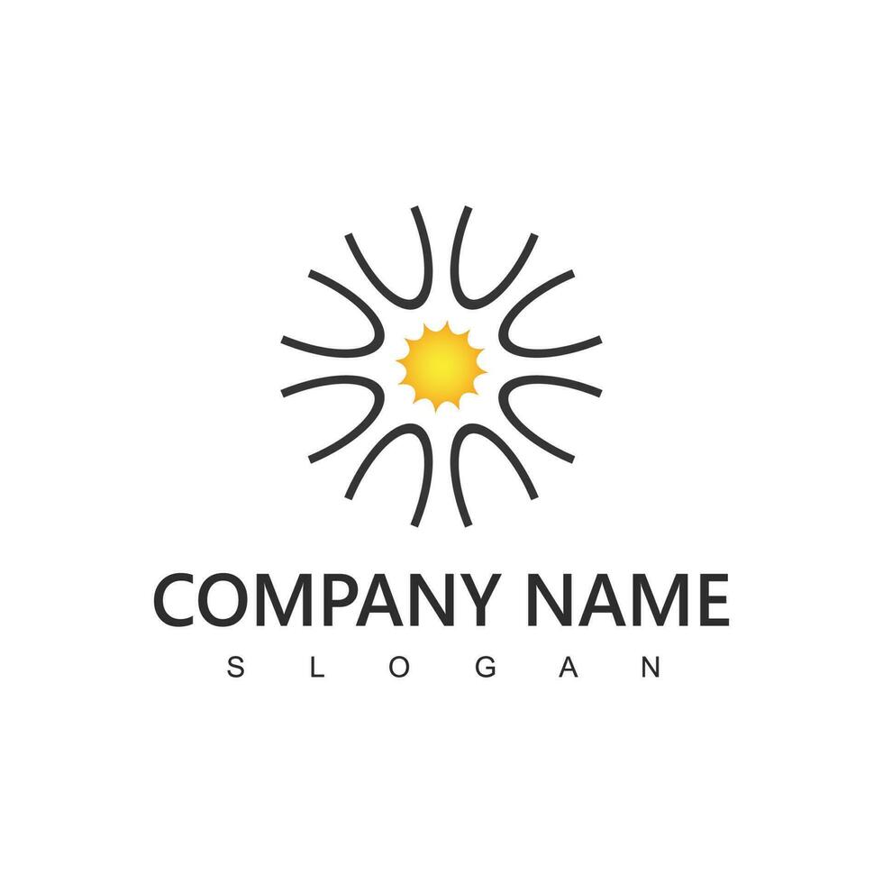 Creative Sun Logo , Sun Icon vector