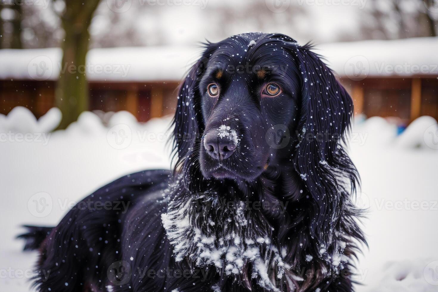 Cute Gordon Setter. Portrait of a beautiful Gordon Setter dog playing in the park. photo