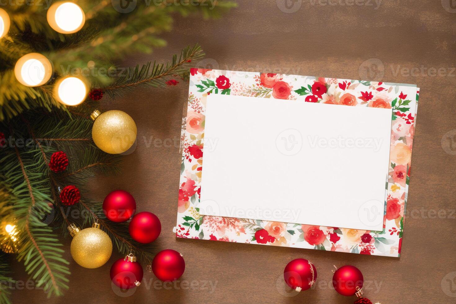 Christmas postcard. Christmas background. Happy New Year. photo
