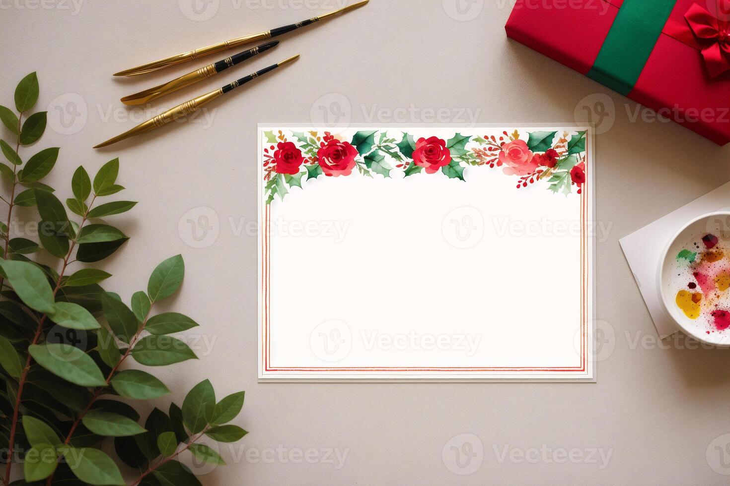 Christmas postcard. Christmas background. Happy New Year. photo