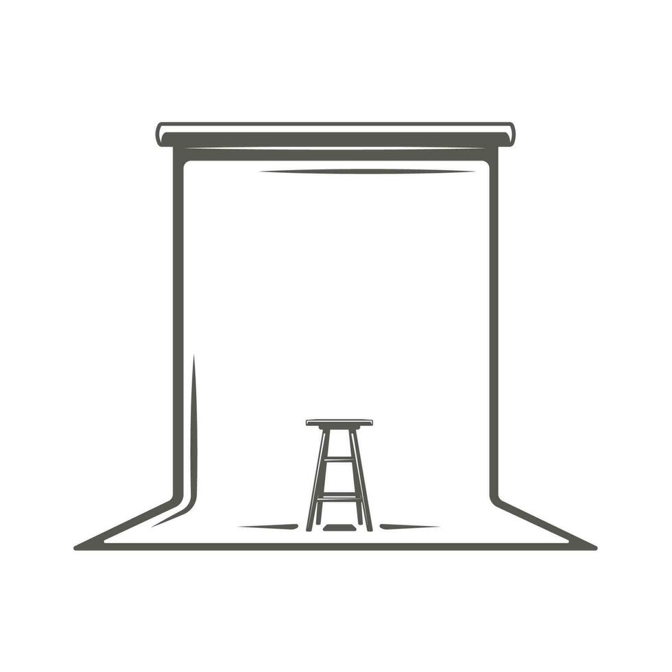 Photo studio element isolated on white background vector