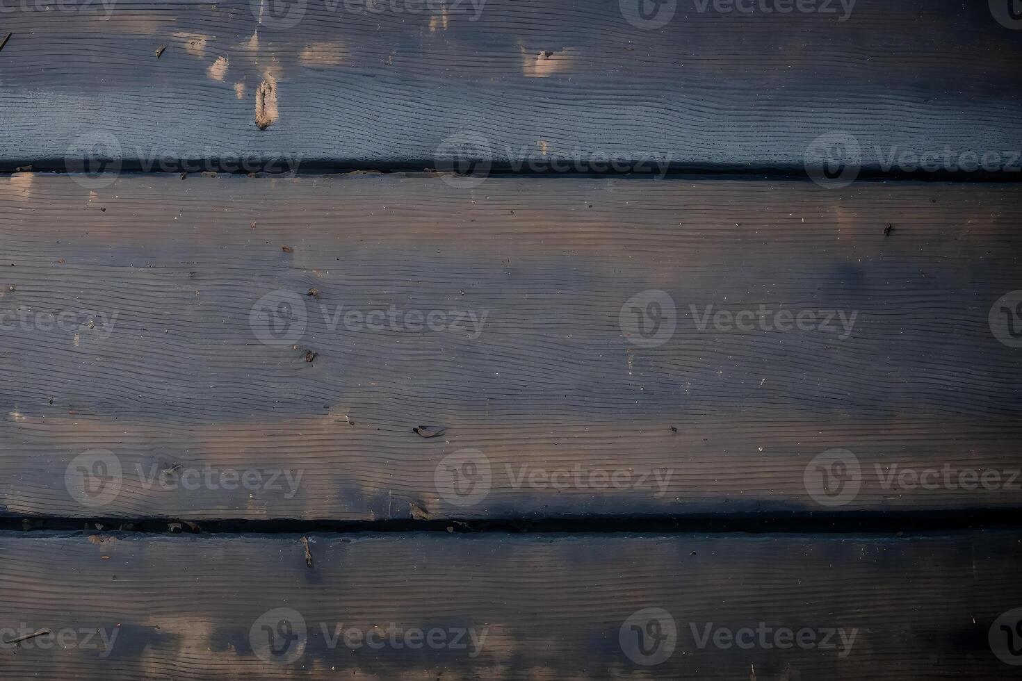 Old wooden background or texture. Dark blue wooden wall with vertical planks. photo