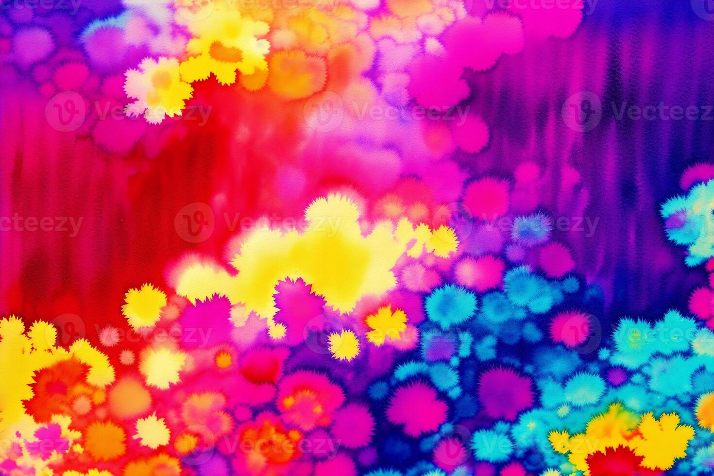 Abstract colorful background. Watercolor paint. Digital art, photo