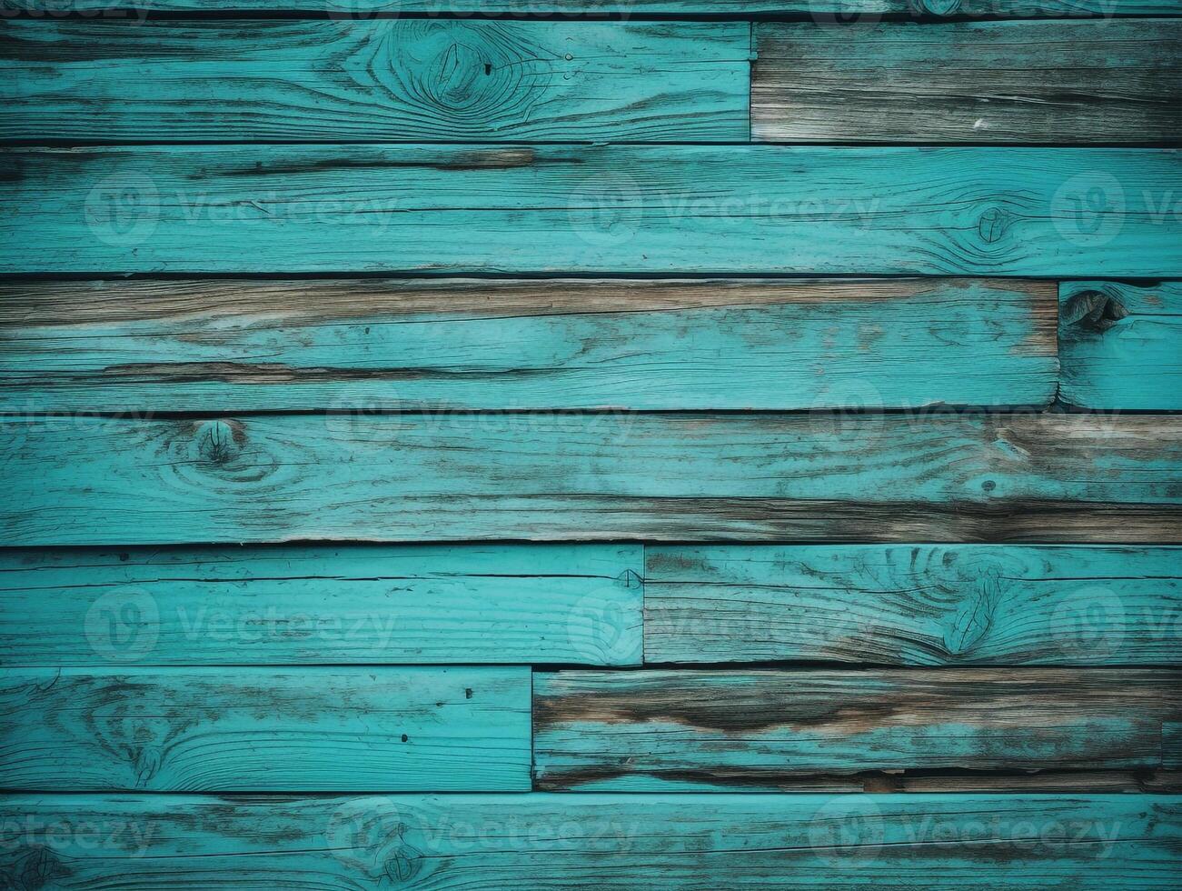 turquesa madera antecedentes rústico encanto con un popular de color. ai generativo foto