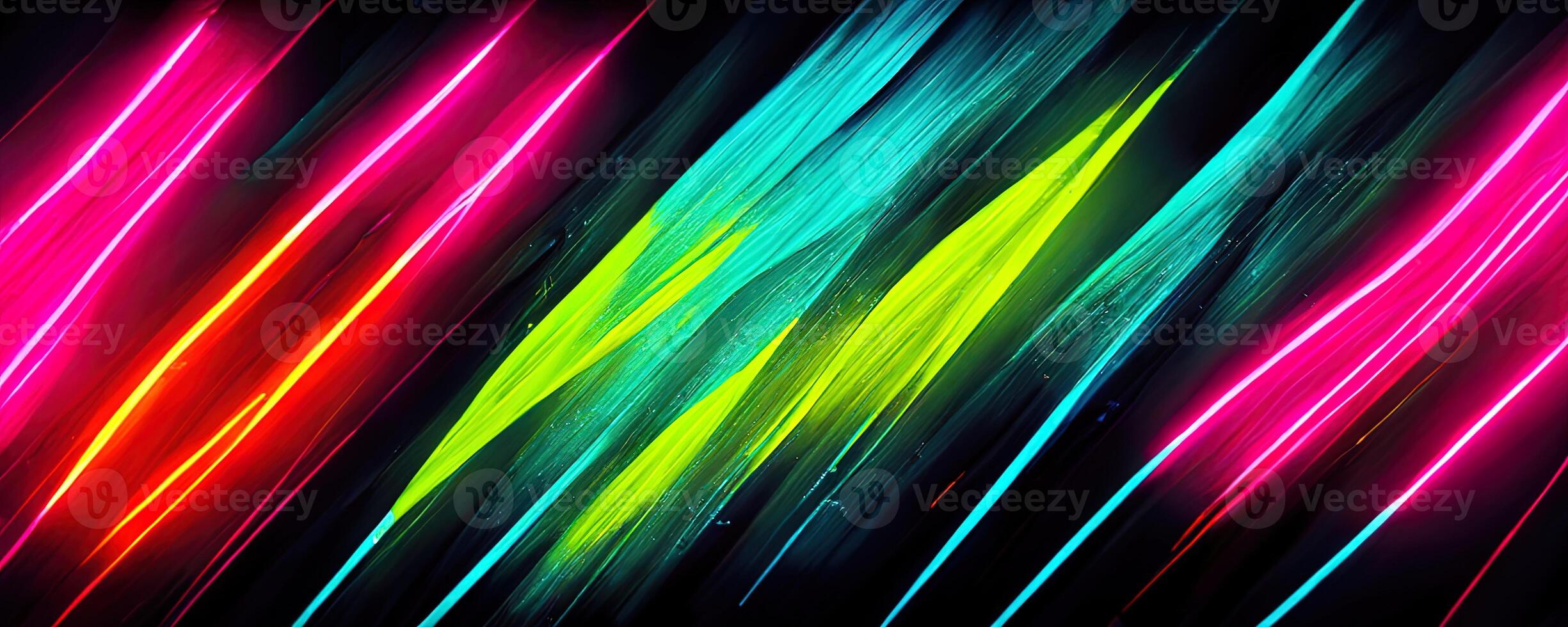 illustration of gaming background abstract, cyberpunk style of gamer  wallpaper, neon glow light of sci-fi. Glowing iridescent neon lights for  both light and dark backgrounds. Generative AI 23486370 Stock Photo at  Vecteezy