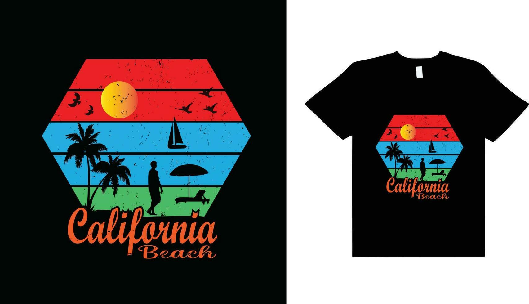 SUMMER T SHIRT DESIGN vector