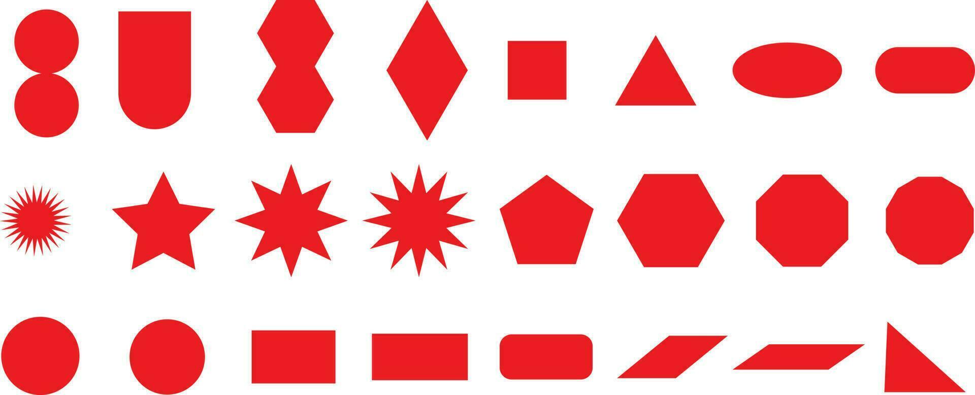 vcetor geometric shapes vector