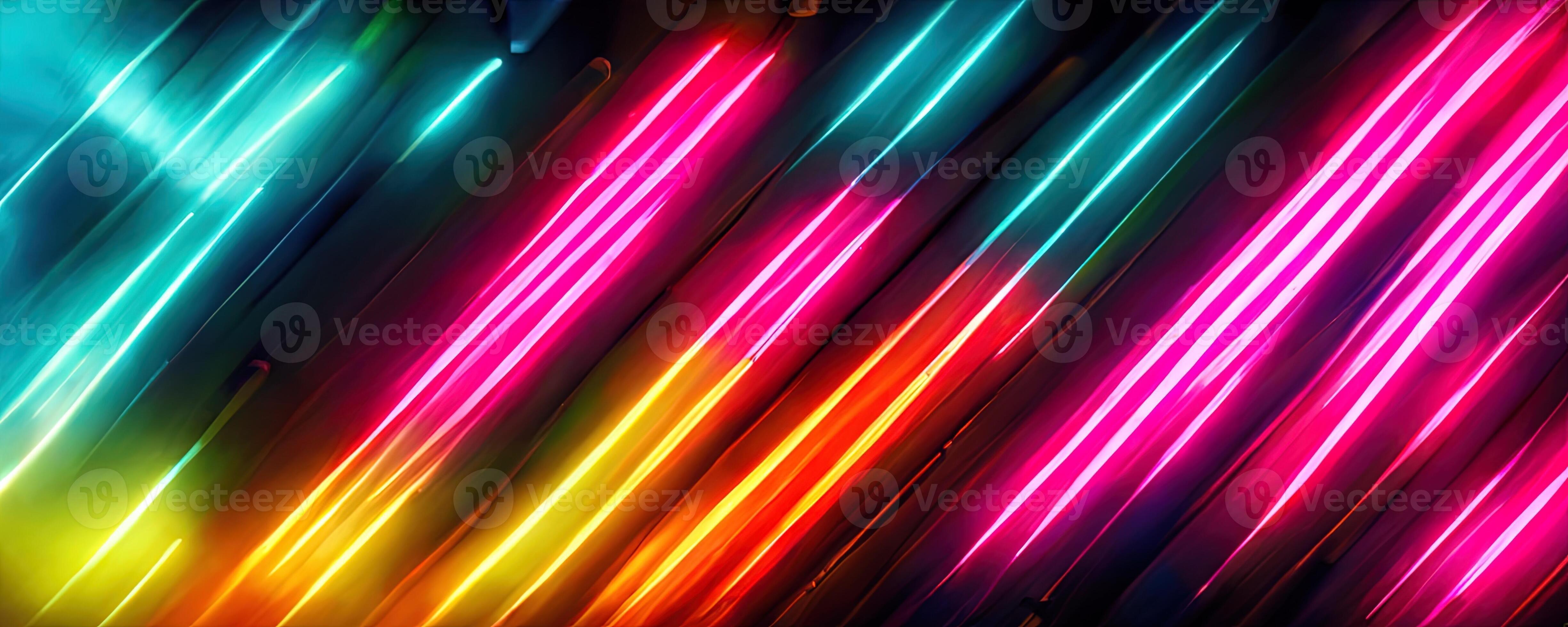 illustration of gaming background abstract, cyberpunk style of gamer  wallpaper, neon glow light of sci-fi. Glowing iridescent neon lights for  both light and dark backgrounds. Generative AI 23486370 Stock Photo at  Vecteezy