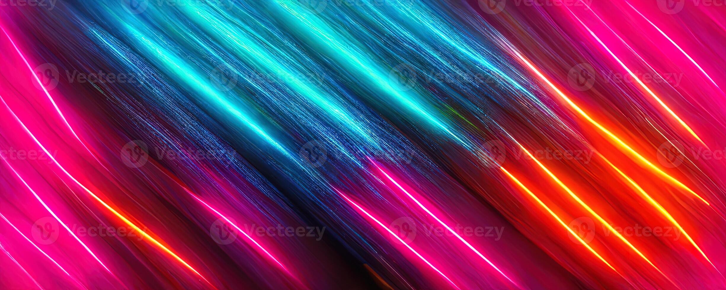 illustration of gaming background abstract, cyberpunk style of gamer wallpaper, neon glow light of sci-fi. Glowing iridescent neon lights for both light and dark backgrounds. photo