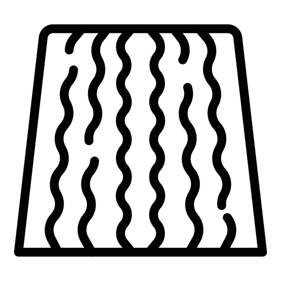 Poland waterfall icon outline vector. Map travel vector