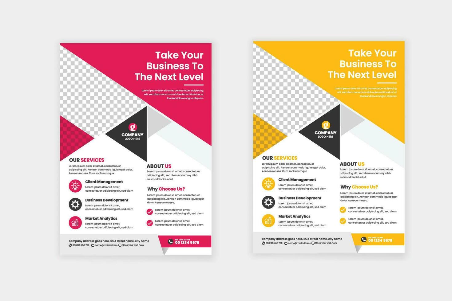 creative corporate business  flyer and brochure cover page design in a4 size paper sheet with creative shape in a minimal template with clean and modern typography vector
