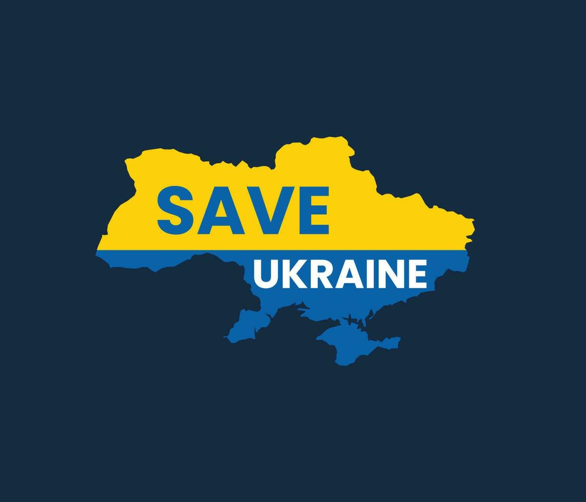 salvar Ucrania, Ucrania bandera Orando concepto ilustración antecedentes vector