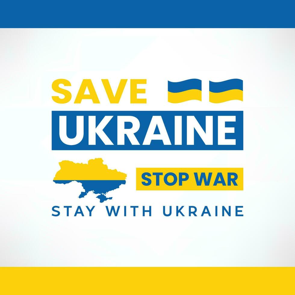 Save ukraine, Ukraine flag praying concept illustration background vector