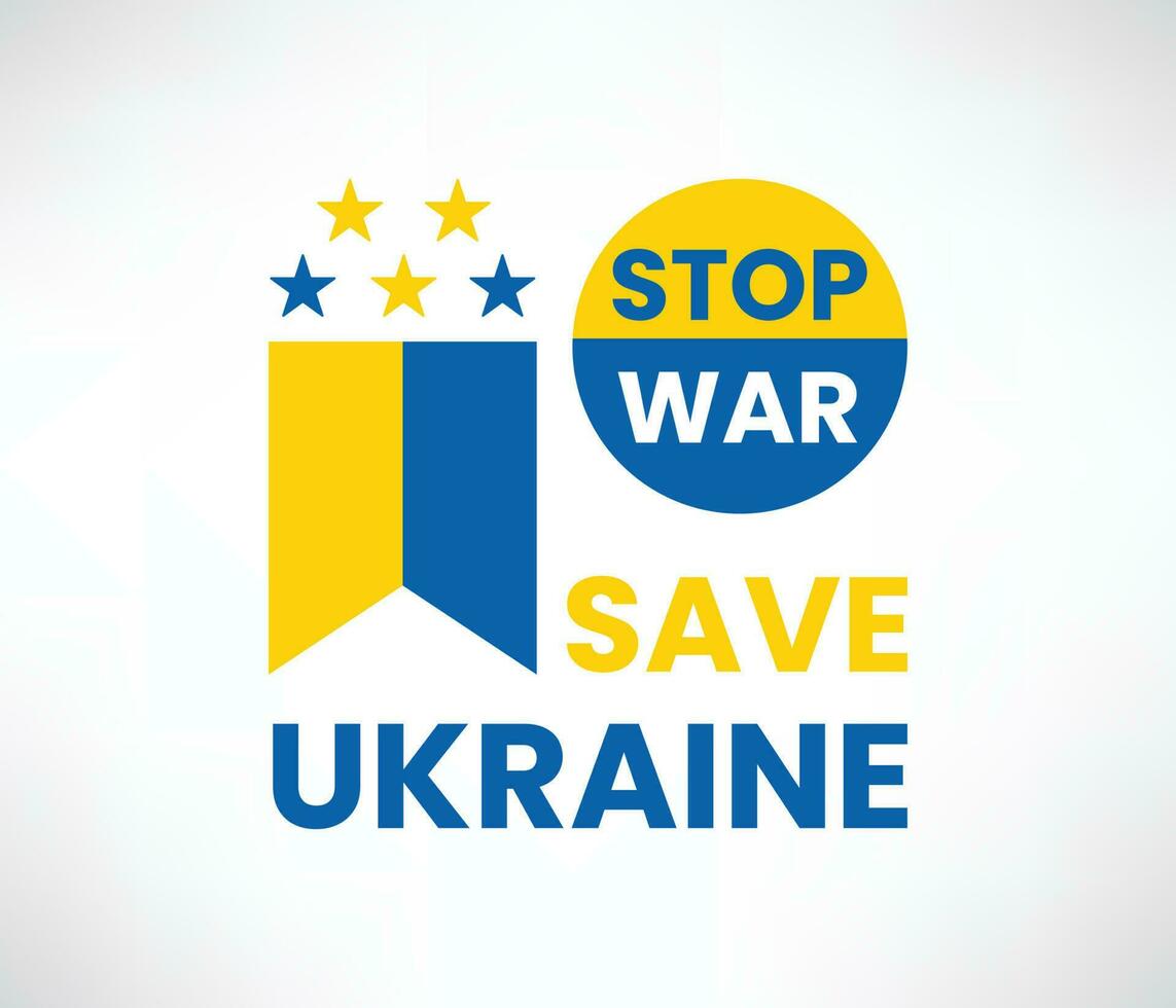 Save ukraine, Ukraine flag praying concept illustration background vector