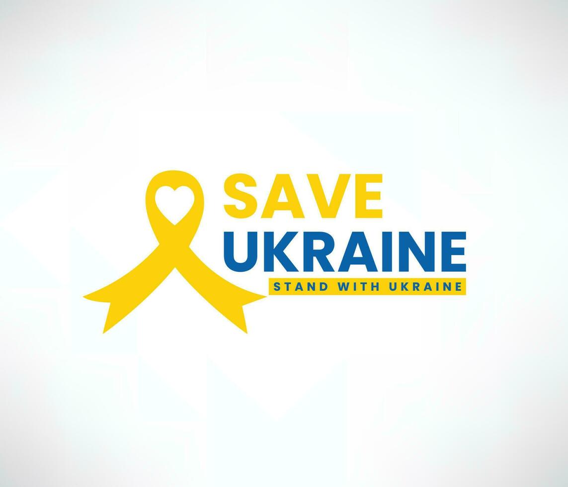 Stand with Ukraine, Badges in blue and yellow with no war, support Ukraine vector