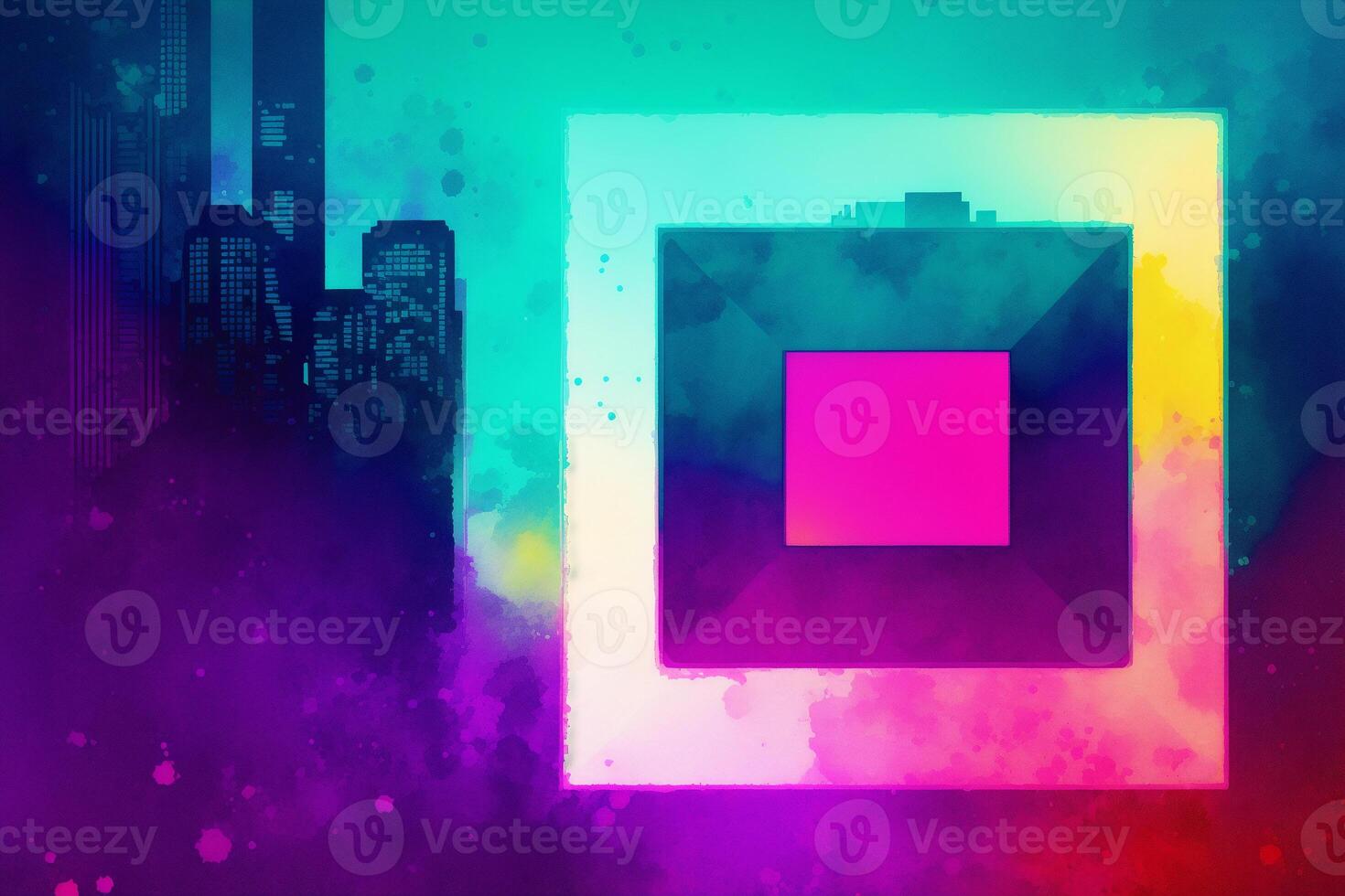 Abstract colorful background. Watercolor paint. abstract blue and purple watercolor background. Digital art, photo