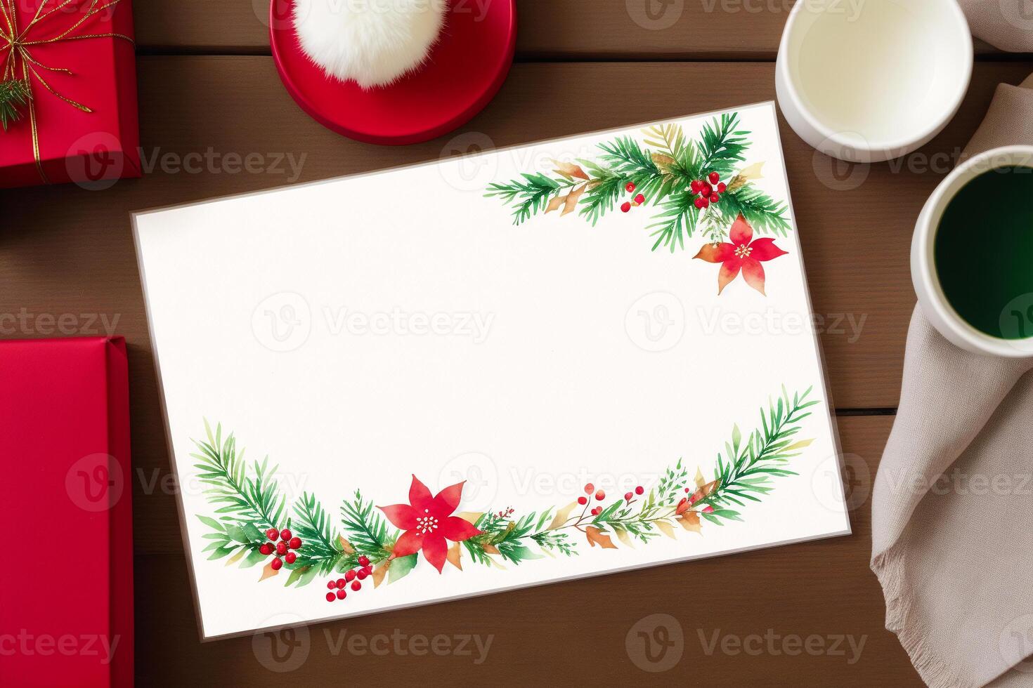 Christmas postcard. Christmas background. Happy New Year. photo