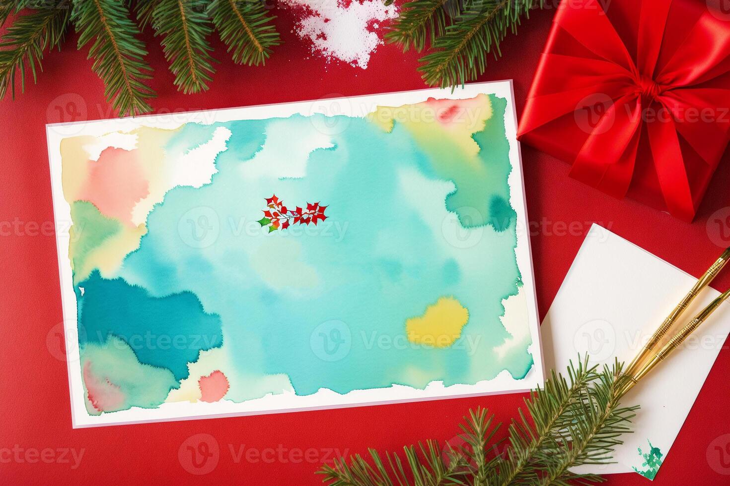 Christmas postcard. Christmas background. Happy New Year. photo