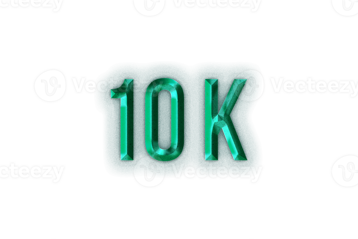 10 k subscribers celebration greeting Number with rustic steel design png
