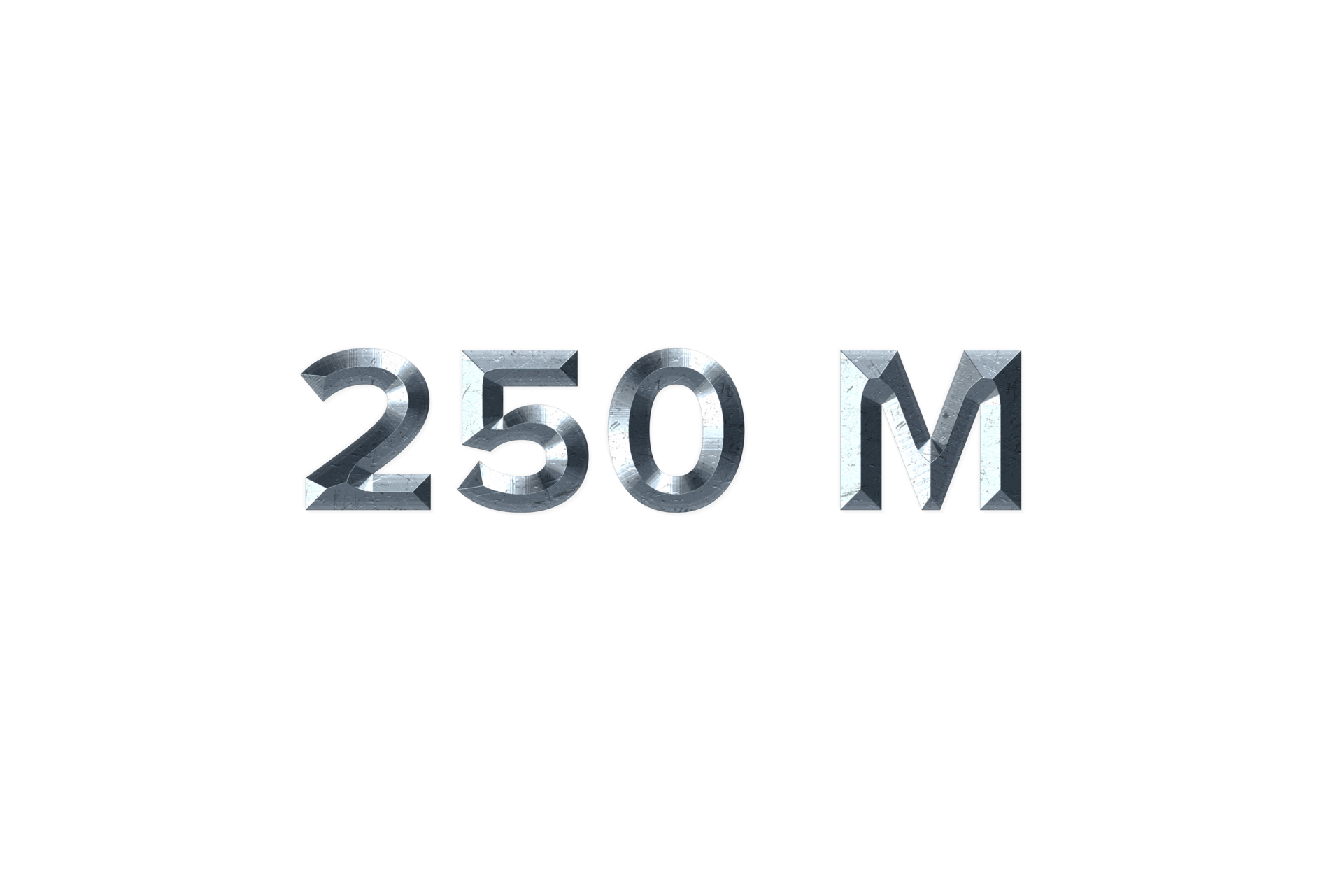 250 Million Subscribers Celebration Greeting Number With Grey Metal 250-million-subscribers-celebration-greeting-number-with-golden-paper