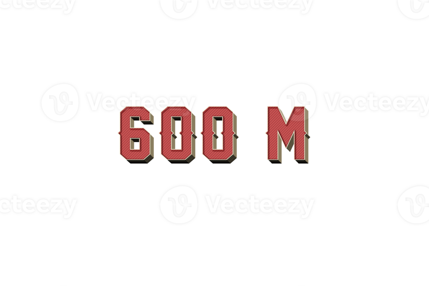 600 million subscribers celebration greeting Number with retro design png