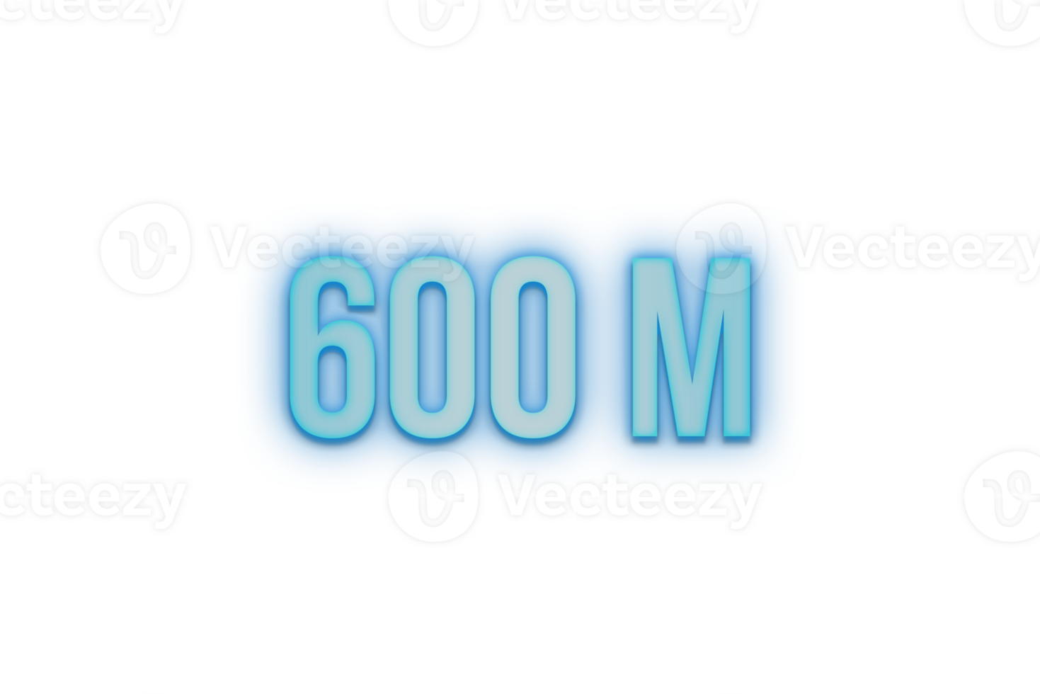 600 million subscribers celebration greeting Number with bannerneon design png