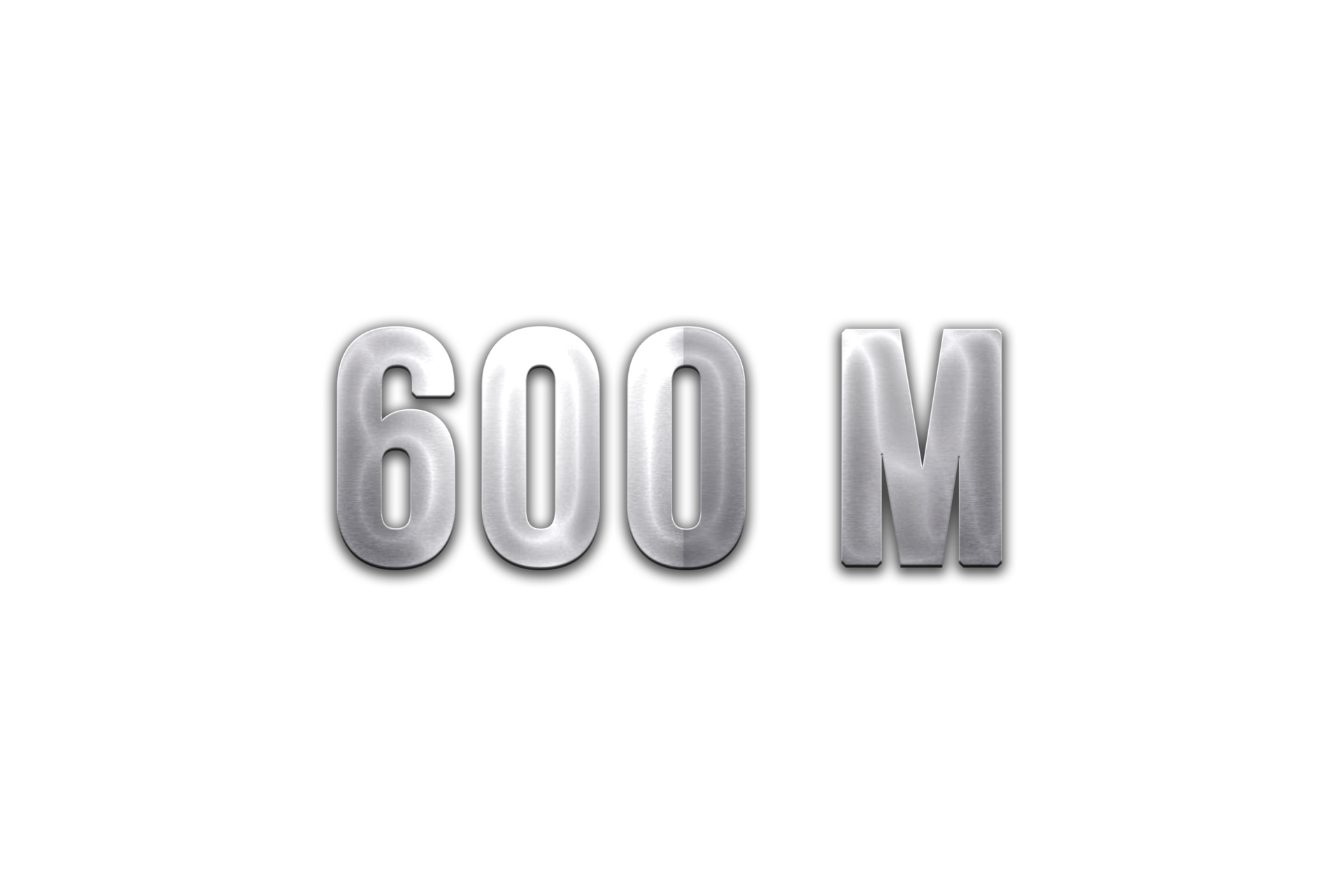 600 Million Subscribers Celebration Greeting Number With Steel Design 600-million-subscribers-celebration-greeting-number-with-steel-design