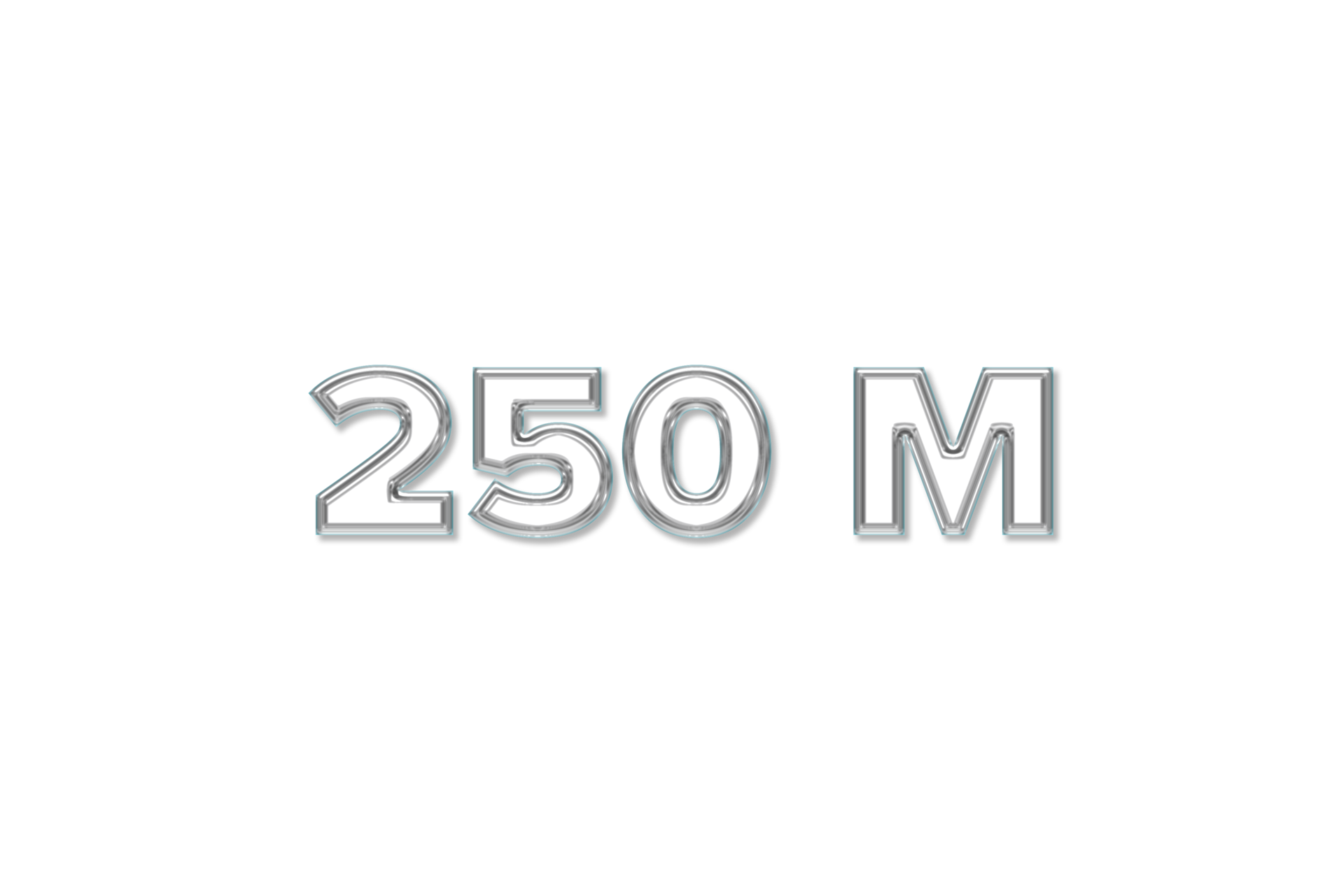 250 Million Subscribers Celebration Greeting Number With Glass Design 250-million-subscribers-celebration-greeting-number-with-glass-design