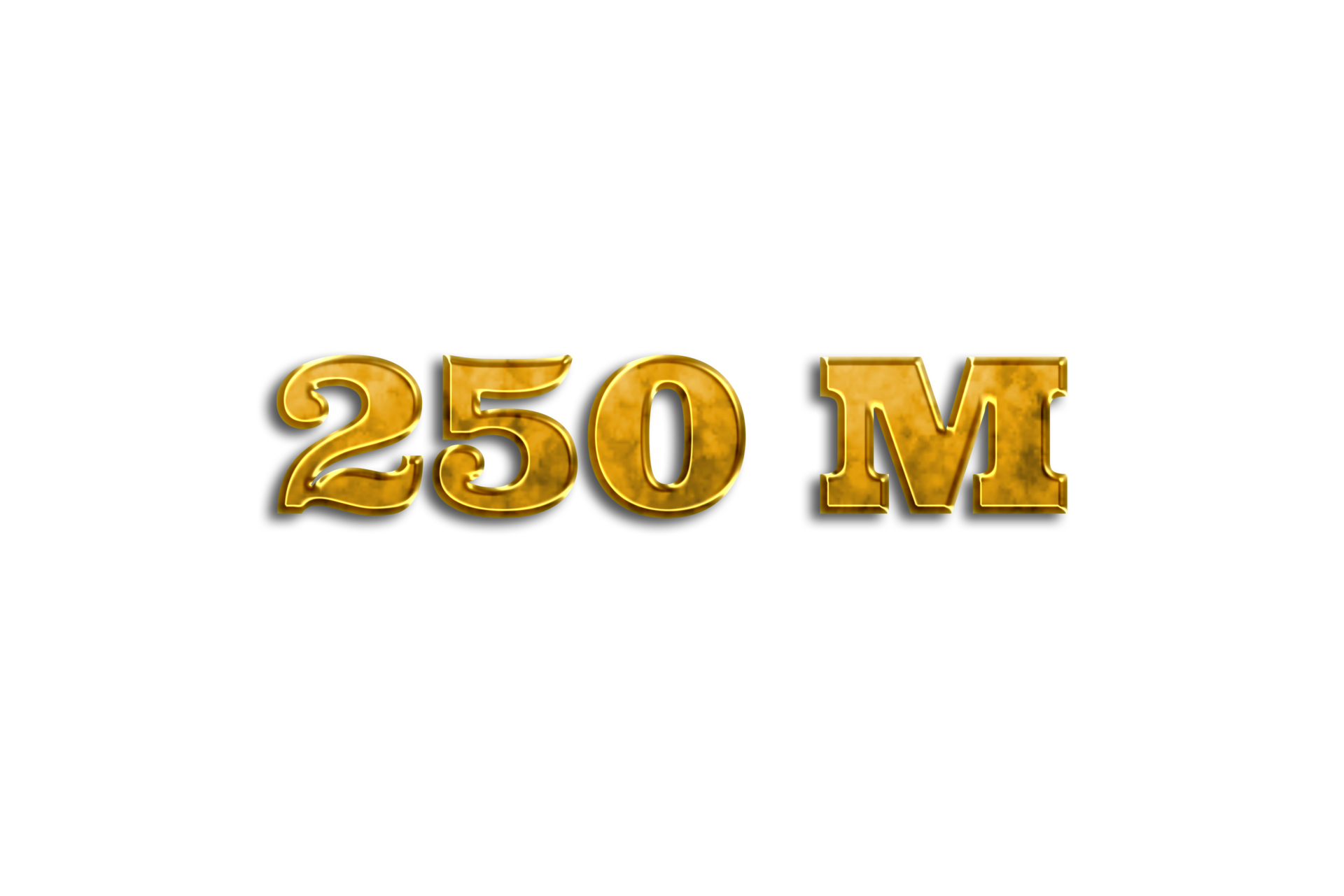 250 Million Subscribers Celebration Greeting Number With Golden Design 250-million-subscribers-celebration-greeting-number-with-golden-design