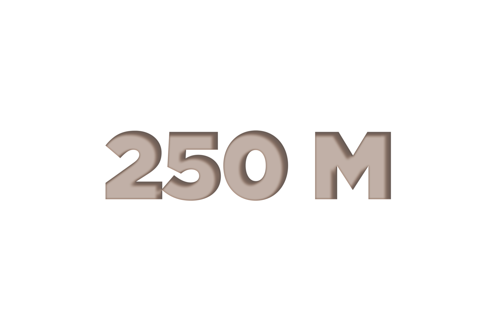 250 Million Subscribers Celebration Greeting Number With Engrave Design 250-million-subscribers-celebration-greeting-number-with-engrave-design