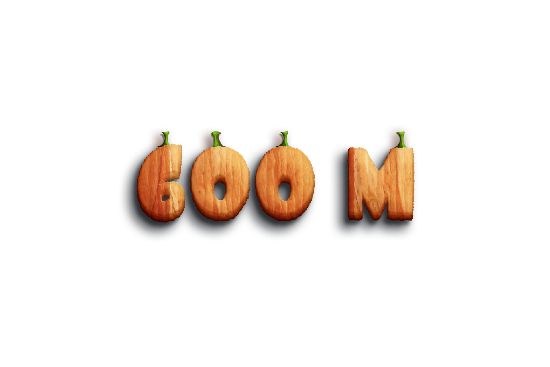 600 Million Subscribers Celebration Greeting Number With Pumpkin Design 600-million-subscribers-celebration-greeting-number-with-pumpkin-design