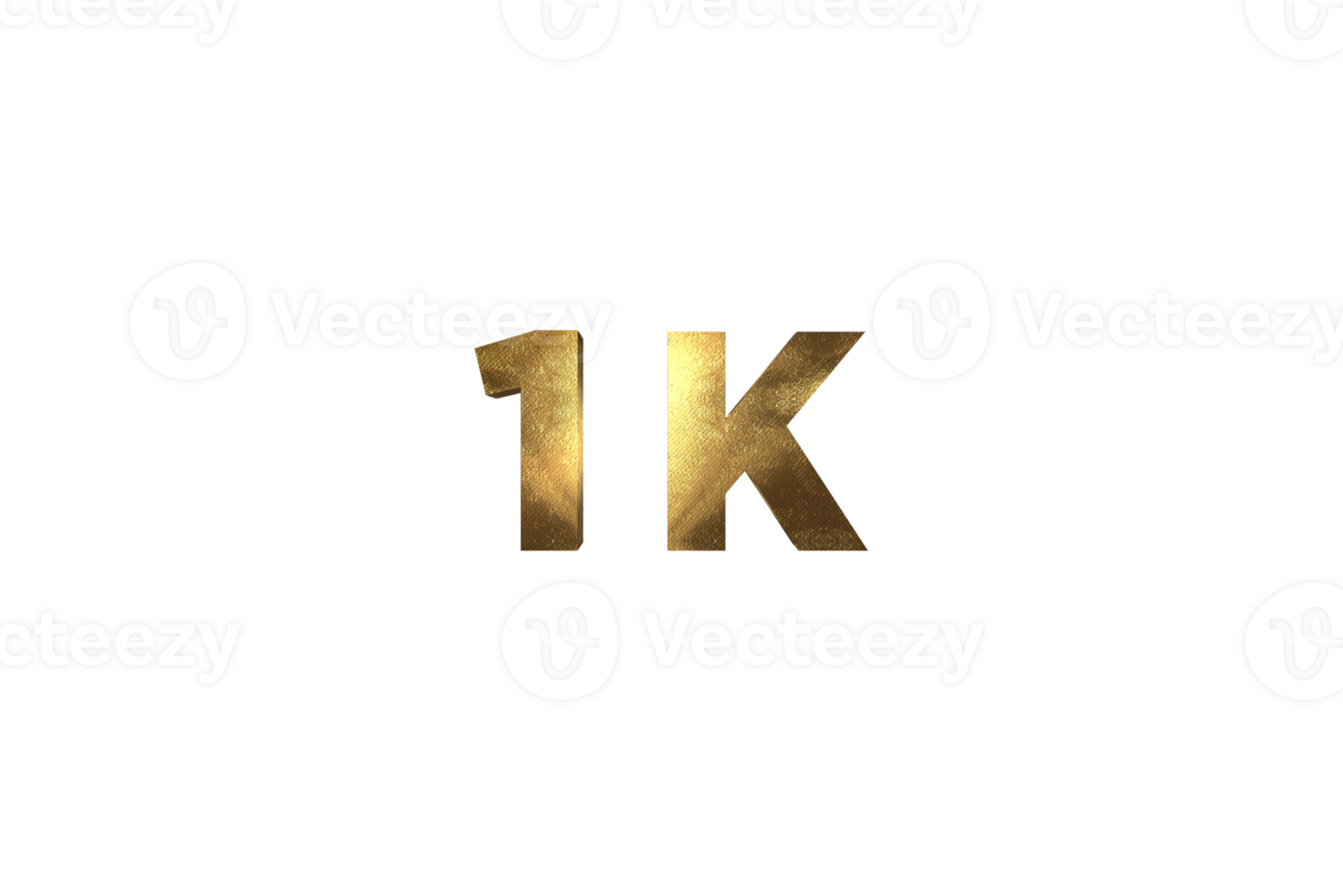 1 k suscriptores celebracion saludo número con oro diseño png