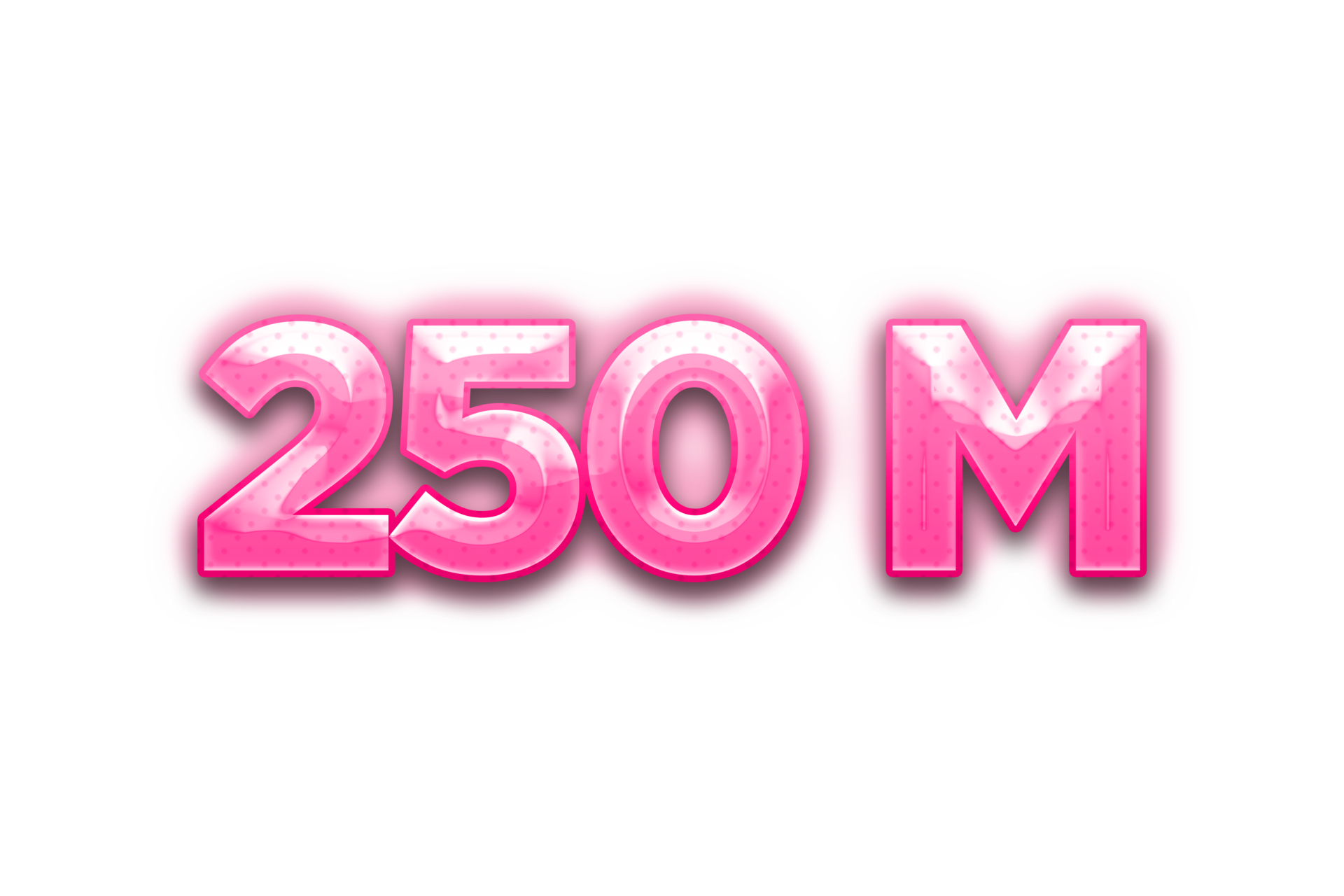 250 Million Subscribers Celebration Greeting Number With Pink Design 250-million-subscribers-celebration-greeting-number-with-pink-design