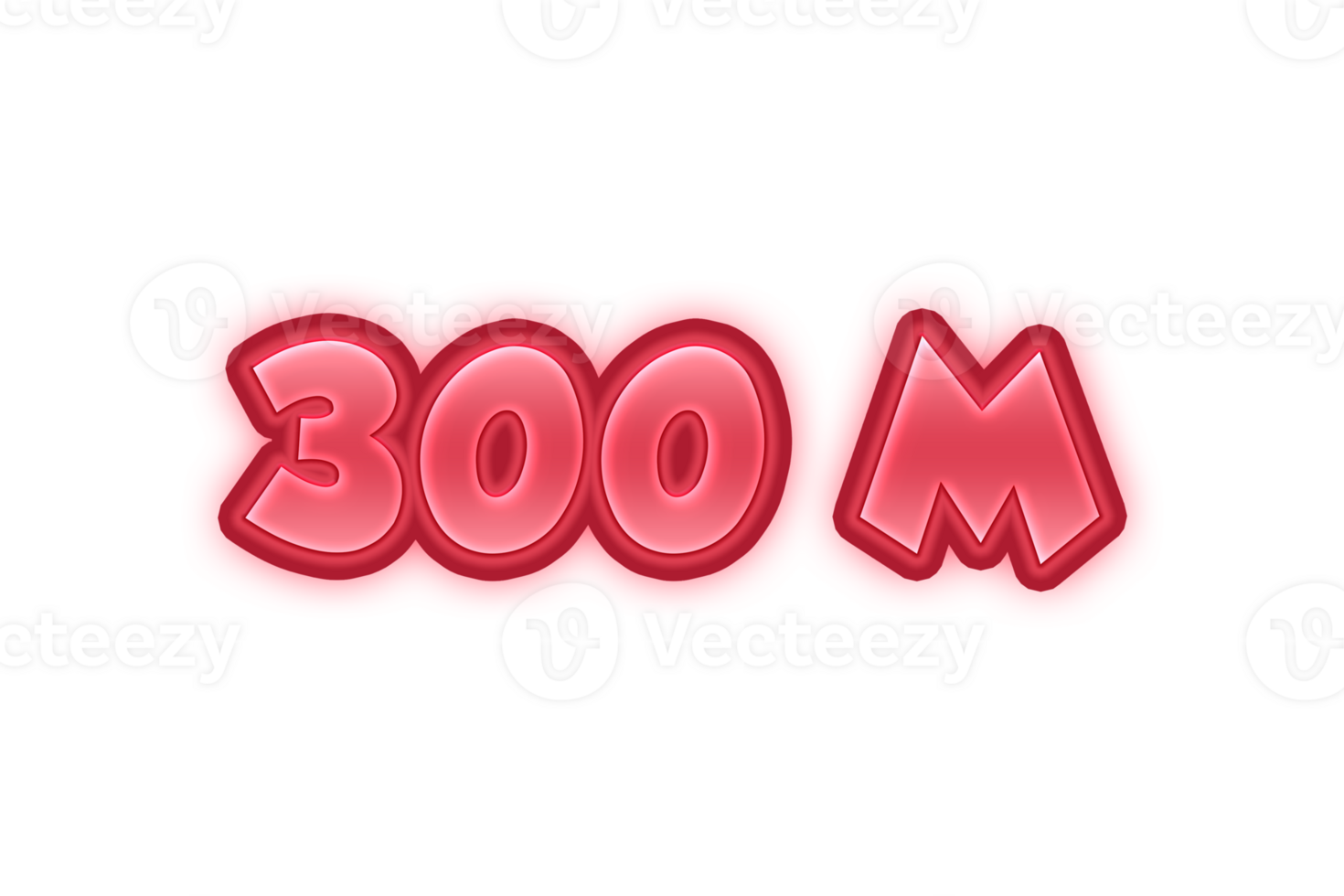 300 Million Subscribers Celebration Greeting Number With Red Embossed 300-million-subscribers-celebration-greeting-number-with-red-embossed
