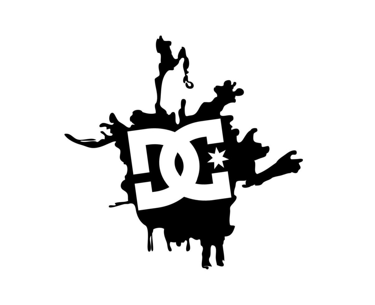 DC Shoes Logo Brand Symbol Black Design luxury Clothes Fashion Vector ...