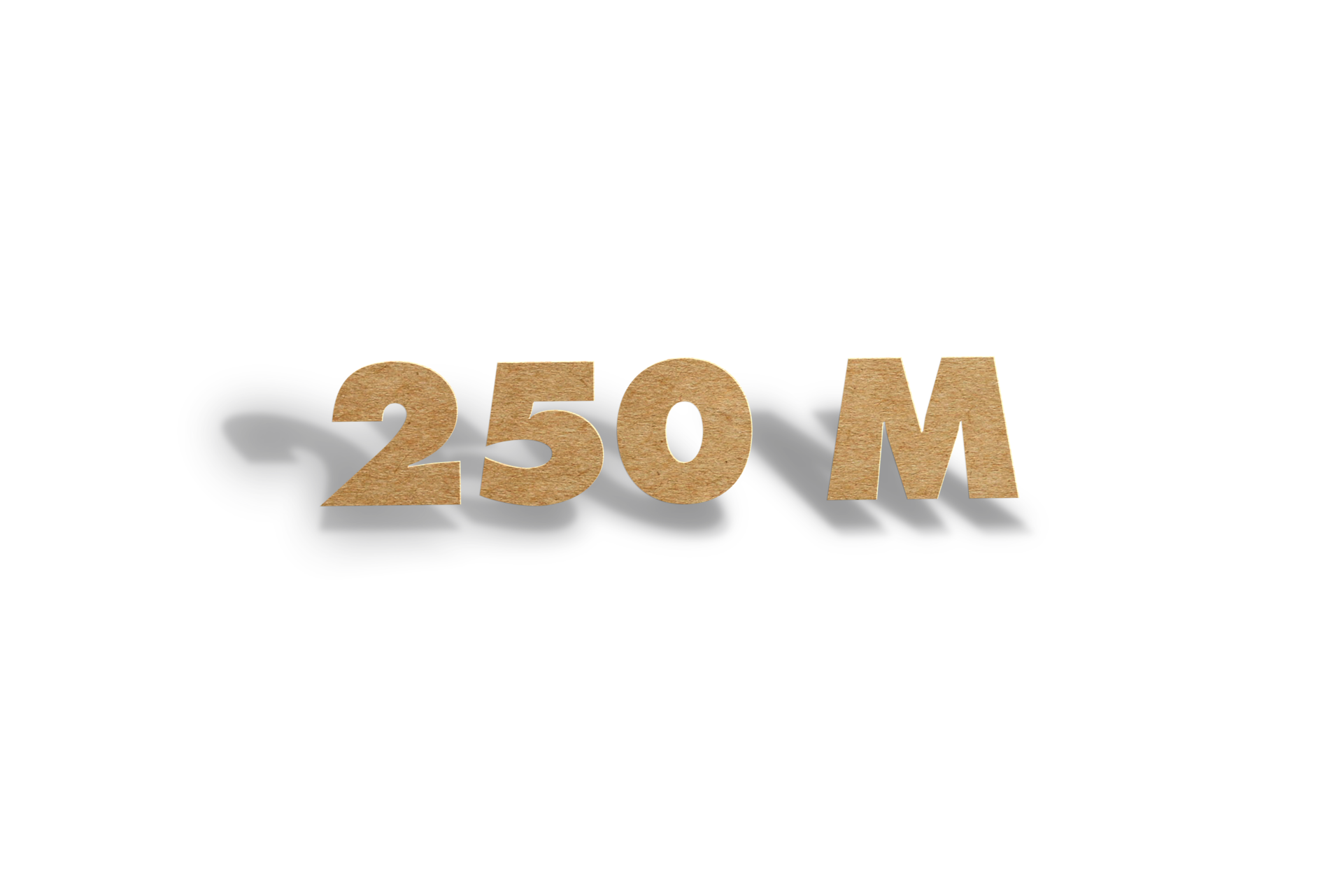 250 Million Subscribers Celebration Greeting Number With Hard Card 250-million-subscribers-celebration-greeting-number-with-golden-paper